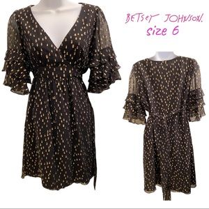 Vintage Betsy Johnson Babydoll Mini Dress